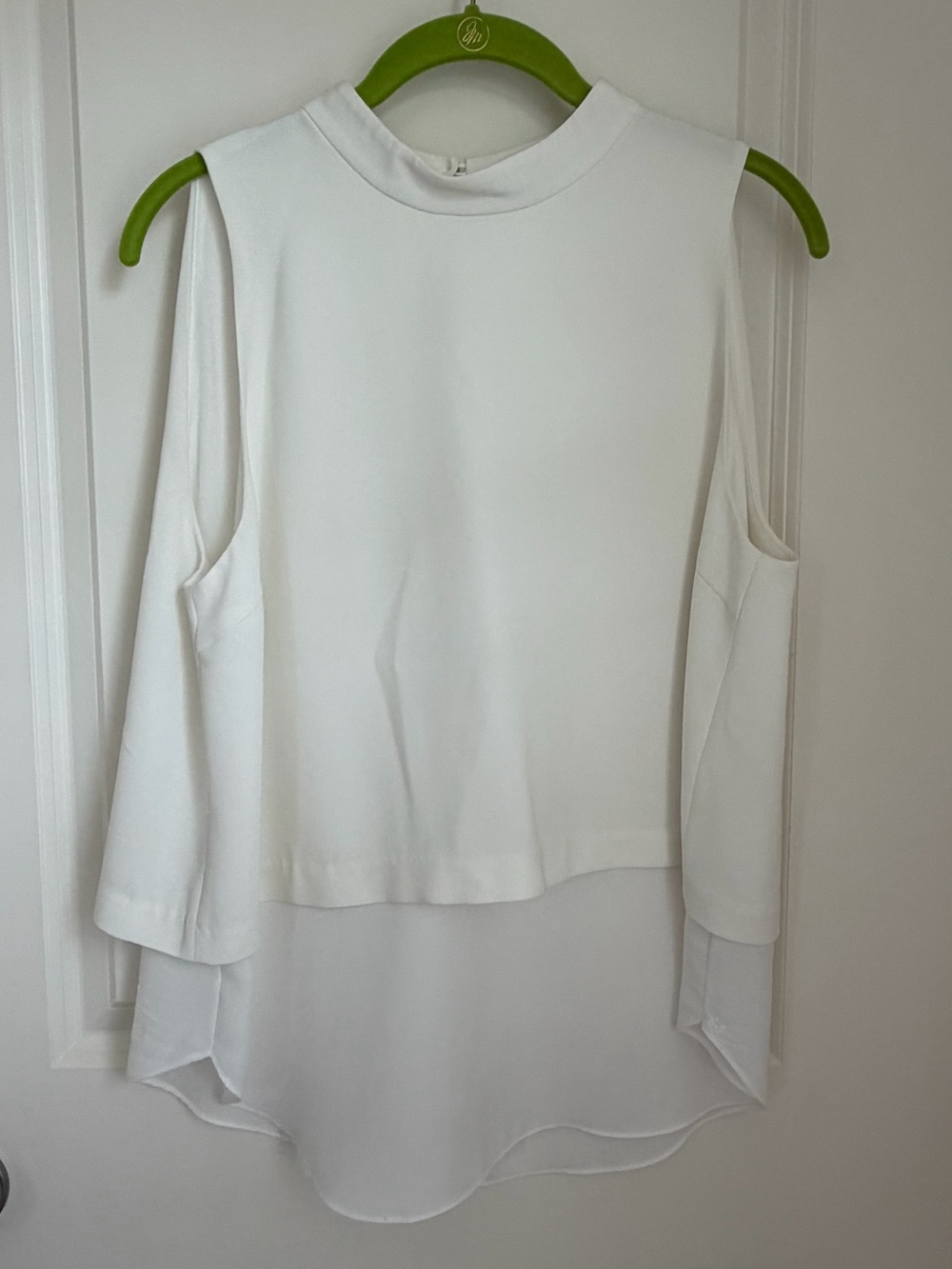 Elizabeth and James Cream Layered Blouse
